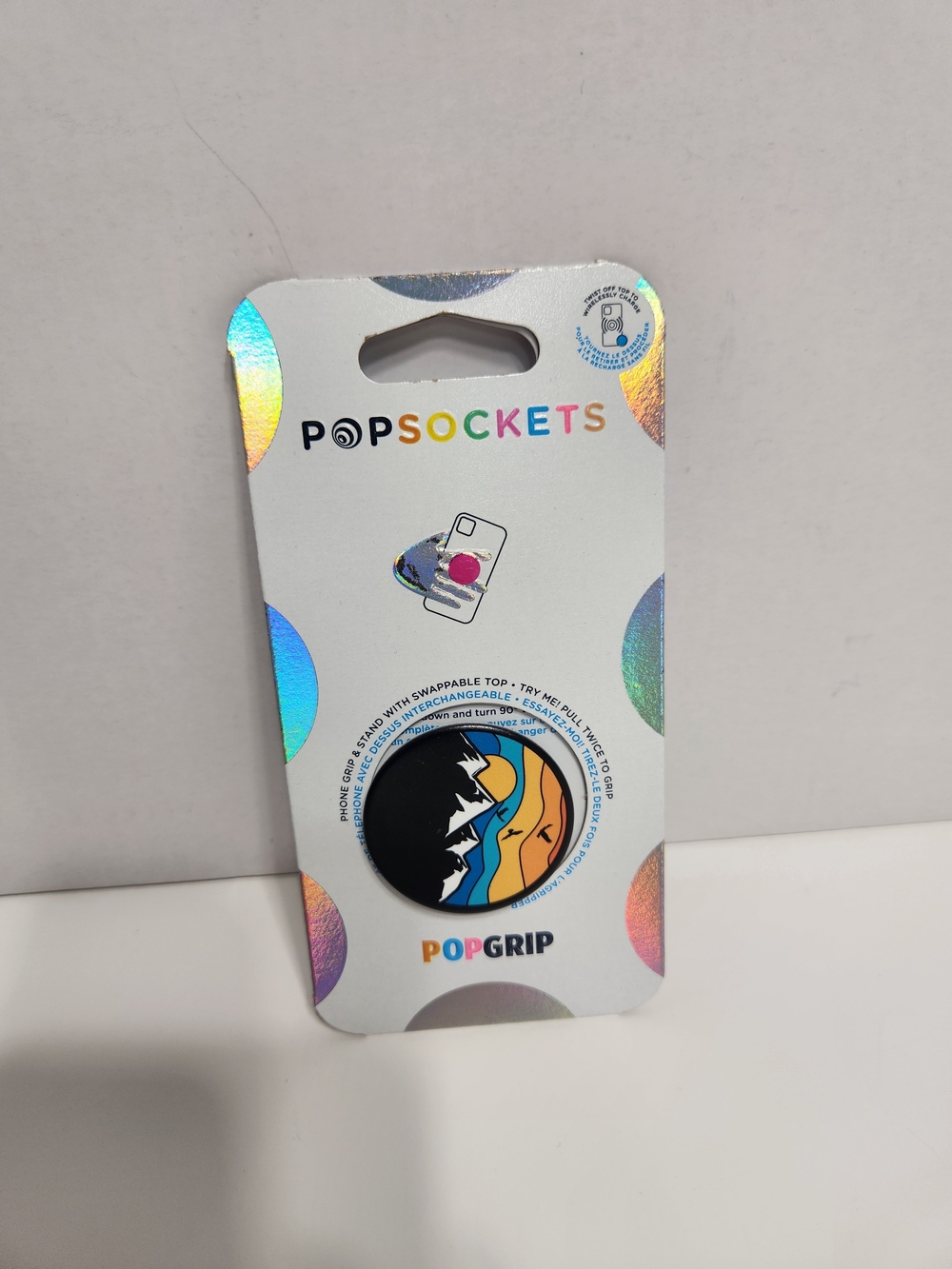 PopSockets PopGrip Phone Grip - Multicolor Scenic Mountain Design